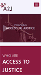 Mobile Screenshot of accesstojusticeactiongroup.co.uk